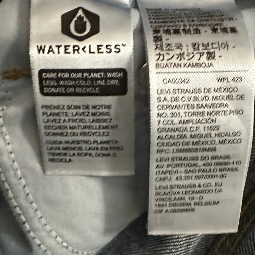 NWT HP Levi's Dark Blue Relaxed Jeans - Picture 6 of 13